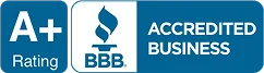 BBB Accredited Business, A+ Rating