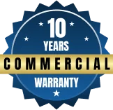 10 Years Commercial Warranty