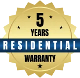 5 Years Residential Warranty